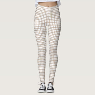 winterse witte plak leggings