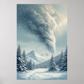 Winterseizoen Poster