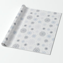 Winterseizoen Sneeuwvlok Schattige kerstcadeau Cadeaupapier