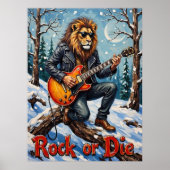 Winterserenade: ijzige riffs van de leeuw poster (Voorkant)