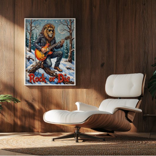 Winterserenade: ijzige riffs van de leeuw poster