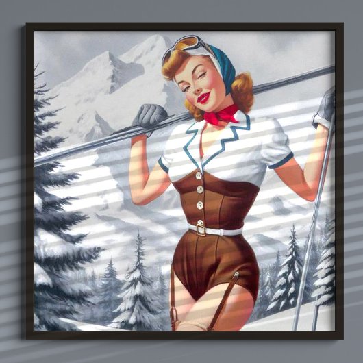  winterski-pin-up poster