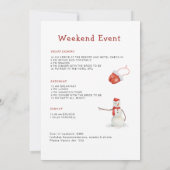 Winterski vrijgezellenweekend partyroute kaart (Achterkant)