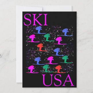 WINTERSKIËR FEESTDAGENKAART