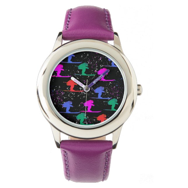 WINTERSKIËR HORLOGE (Voorkant)