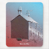 Wintersneeuw Muismat (Voorkant)