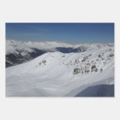 wintersneeuwbalkfotopapier S Inpakpapier Vel (Voorkant 2)