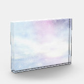 Wintersneeuwdagachtergrond - 3D rendering Fotoblokken (Links)