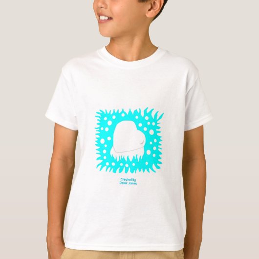 Wintersneeuwkraambogen White Basic T Shirt (Voorkant)
