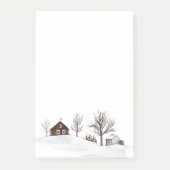 Wintersneeuwlandschap Post-it® Notes (Voorkant)