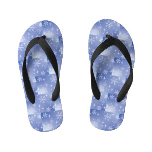 Wintersneeuwvlok Kind Teenslippers
