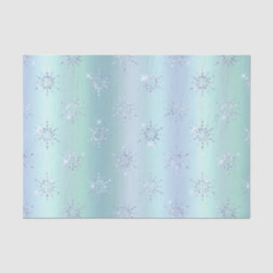 Wintersneeuwvlokken Gradiënt Illustratie Tissuepapier