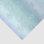 Wintersneeuwvlokken Gradiënt Illustratie Tissuepapier (Detail)