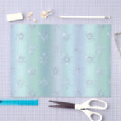 Wintersneeuwvlokken Gradiënt Illustratie Tissuepapier (Craft)