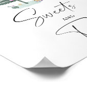 Wintersnoepjes en baby shower poster (Hoek)