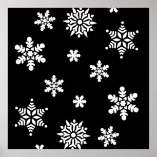 WINTERSNOWFLAKES POSTER