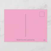 WINTERSNOWSHOES EN KOOPPINKFLAMINGO TREKKEN FEESTDAGENKAART (Achterkant)