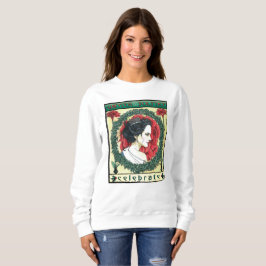 Wintersolstice kerstvrouwtjes sweatshirt