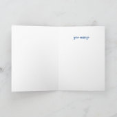 Wintersolstice volle maankaart kaart (Binnen)