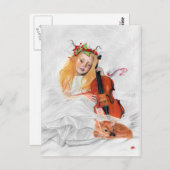 Wintersong Elven prinses Briefkaart (Voorkant / Achterkant)