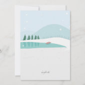 Winterspeel Uitnodiging (Achterkant)