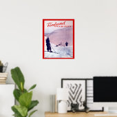  wintersport in Finland Poster (Thuiskantoor)