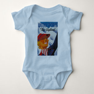 Wintersport New England Romper