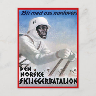 Wintersport, Norske Skijeggerbatallion Briefkaart