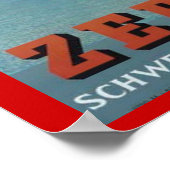  Wintersport, Ski Zwitserland, Zermatt Poster (Hoek)