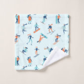Wintersportpatroon Bad Handdoek (Wasdoekje)