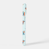 Wintersportpatroon iPhone 15 Hoesje (Rechterkant)