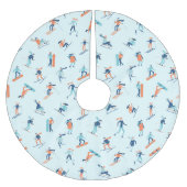 Wintersportpatroon Kerstboom Rok (Voorkant)