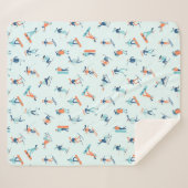 Wintersportpatroon Sherpa Deken (Voorkant (horizontaal))