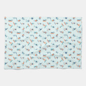 Wintersportpatroon Theedoek (Horizontaal)