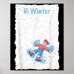 Wintersportvakantie Ski Kerstmis Ski X-mas Skien S Poster