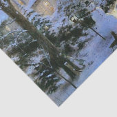  winterstad kerstboom tissuepapier (Detail)