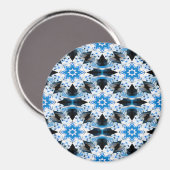 Wintersterren.... Magneet (Voorkant / Achterkant)