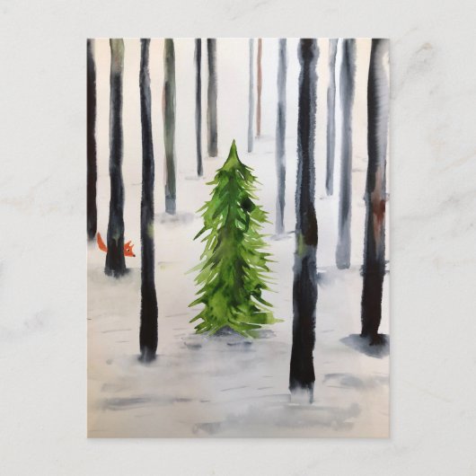 winterstop briefkaart (Voorkant)