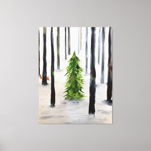 winterstop canvas afdruk (Voorkant)