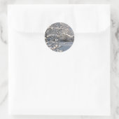 WinterStorm Ronde Sticker (Tas)