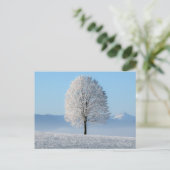 winterstructuur Serenity Prayer Briefkaart (Staand voorkant)