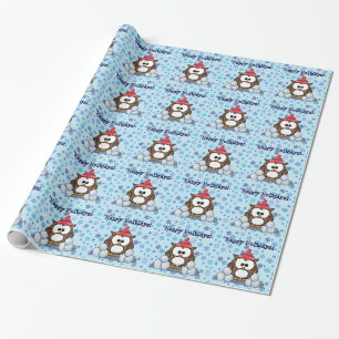 winterstruik cadeaupapier