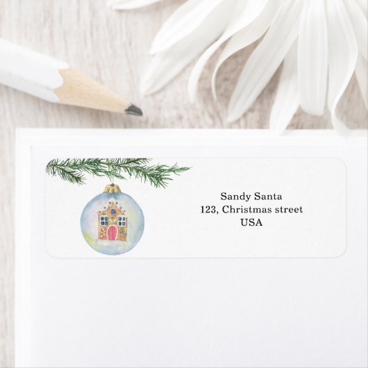 Wintertak met speelgoed etiket (Insitu)