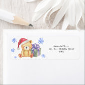 Winterteddybeer Etiket (Insitu)