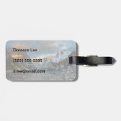 Winterteken Bagagelabel (Achterkant horizontaal)