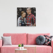 Wintertijd Aangepaste Foto Ingepakt Canvas Afdruk (Insitu (Woonkamer))