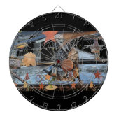 Wintertijd Dartbord (Voorkant)