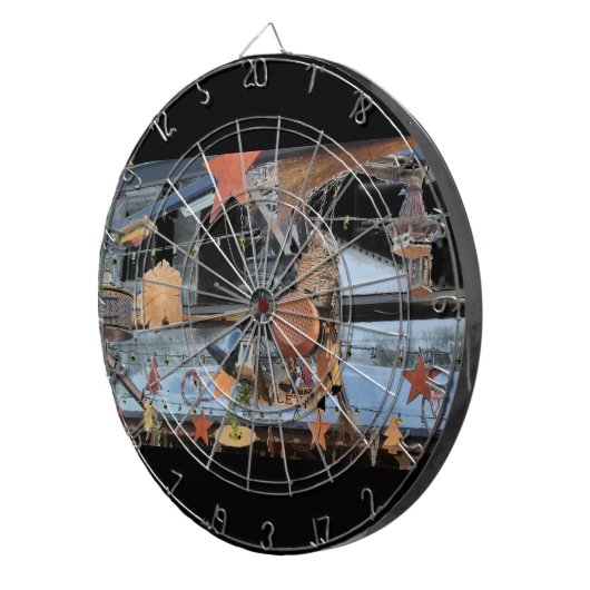 Wintertijd Dartbord (Voorkant Rechts)