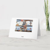 Wintertijd Feestdagen Kaart (Achterkant)