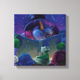 Wintertijdlezen Canvas Afdruk